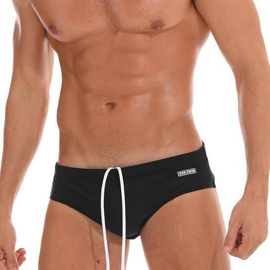Midnight Black Swim Briefs - Oh My Underwear