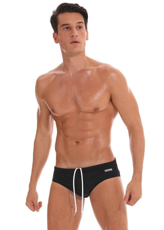 Midnight Black Swim Briefs - Oh My Underwear