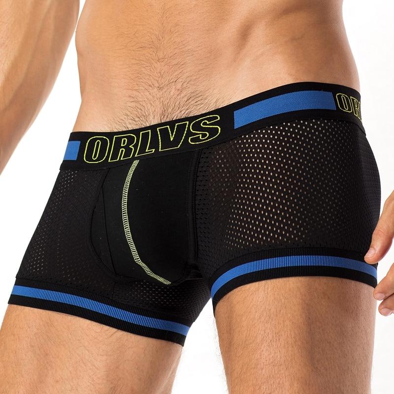 Gevangene graan hybride Men's Sexy Underwear - ORLVS Midnight Mesh Boxer Briefs – Oh My Underwear