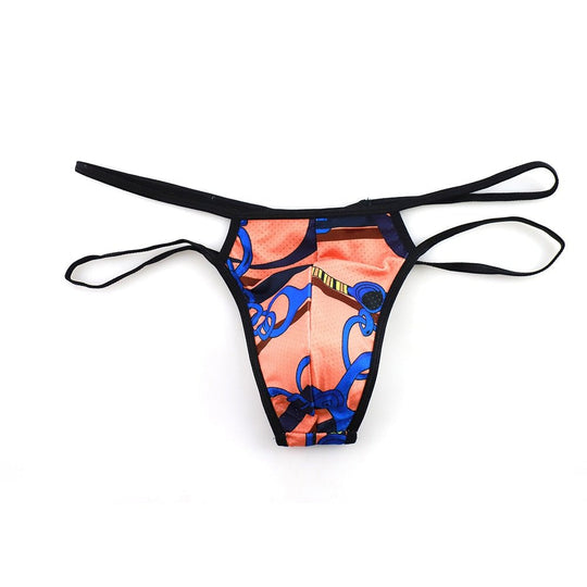 Men’s Sexy Underwear - Patterned No Show Thong – Oh My!