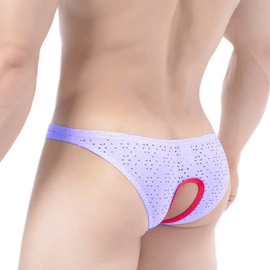 Men's Sexy Underwear - Peek-a-boo No Crotch Mesh Briefs – Oh My!