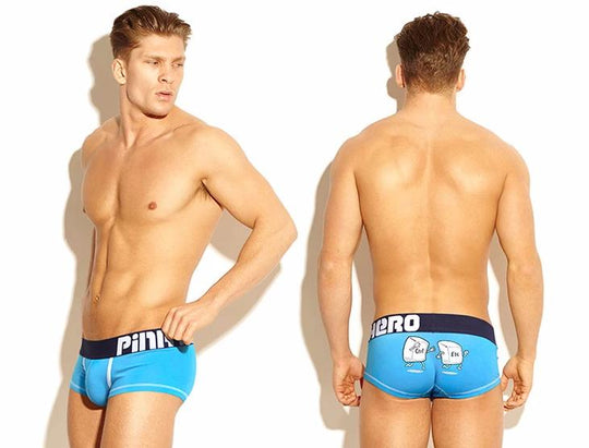 Pink Hero Cartoon Ass Boxer Briefs underwear