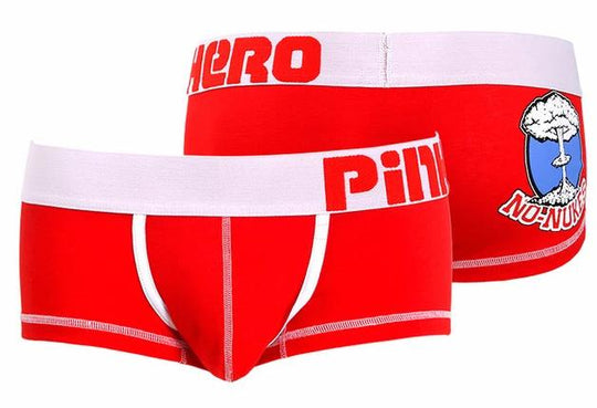 Pink Hero Cartoon Ass Boxer Briefs underwear