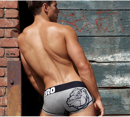 Pink Hero Cartoon Ass Boxer Briefs underwear