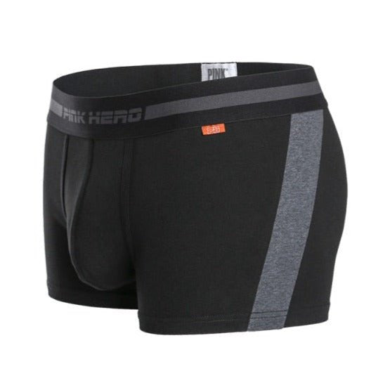 Pink Hero Solid Stripe Boxer Briefs underwear