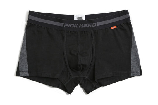 Pink Hero Solid Stripe Boxer Briefs underwear