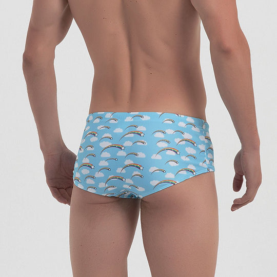 Rainbow Cloud Swim Trunks - Oh My Underwear