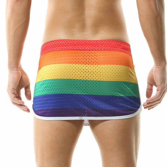Rainbow Convertible Mesh Boxer Briefs - Oh My Underwear