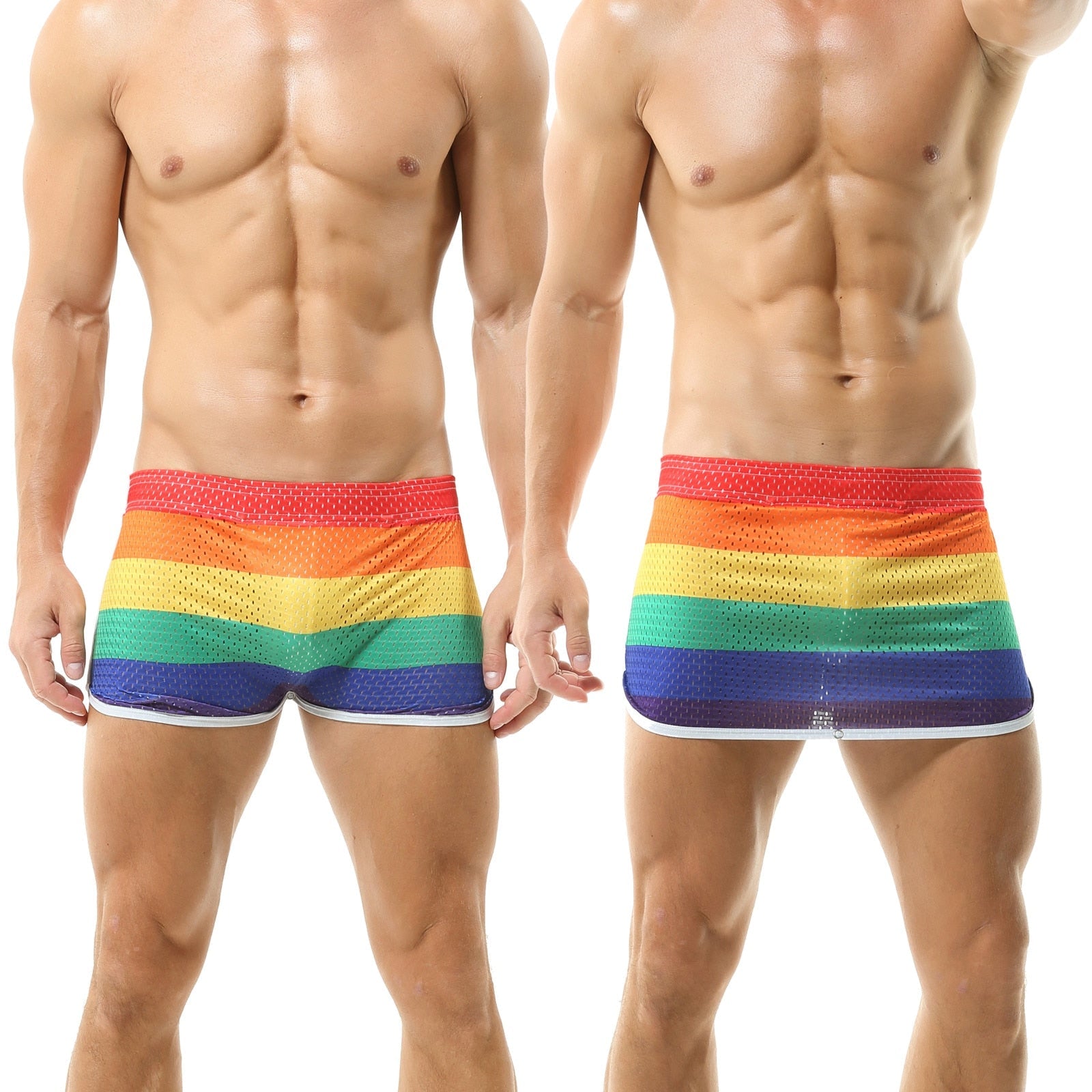 Rainbow Convertible Mesh Boxer Briefs – Oh My!