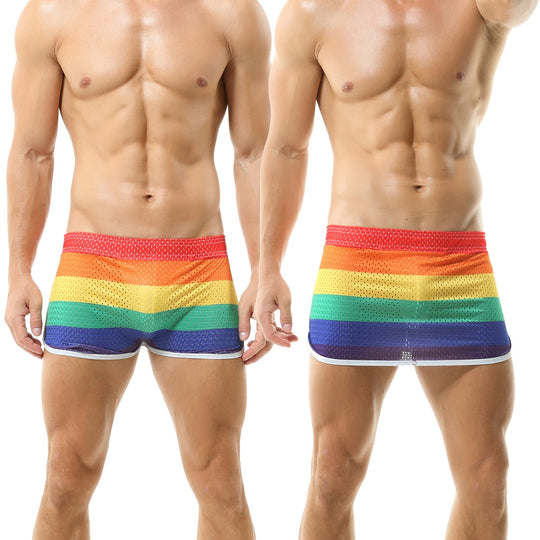 Rainbow Convertible Mesh Boxer Briefs - Oh My Underwear