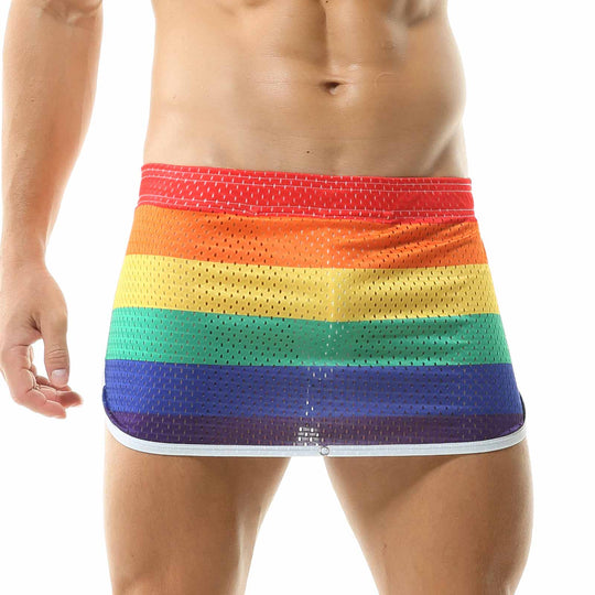 Rainbow Convertible Mesh Boxer Briefs - Oh My Underwear