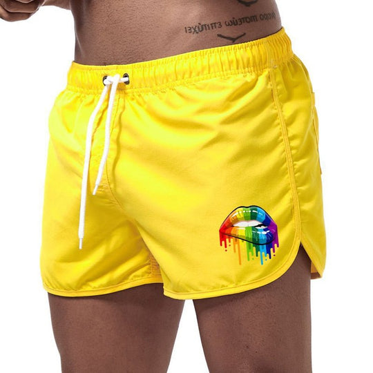 Rainbow Lips Board Shorts - Oh My Underwear