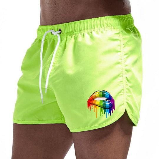 Rainbow Lips Board Shorts - Oh My Underwear