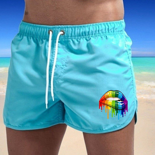 Rainbow Lips Board Shorts - Oh My Underwear