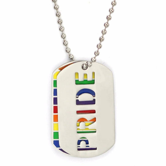 Pride dog hot sale tags