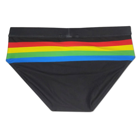 DM Bold Rainbow Swim Briefs – Oh My!