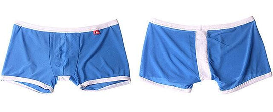 Men's Sexy Underwear - Mesh Faux Thong Boxer Briefs – Oh My!