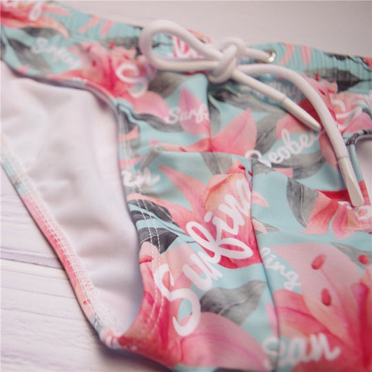 Seobean Floral Swim Briefs - Oh My Underwear