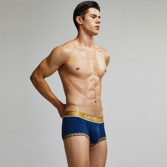 Seobean Gold Braid Boxer Briefs - Oh My Underwear
