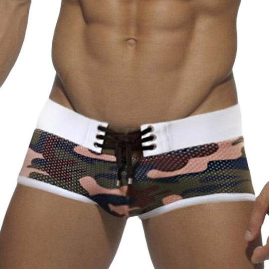 Seobean Laced Mesh Swim Briefs - Oh My Underwear