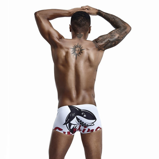 Shark Surfing Swim Trunks - Oh My Underwear