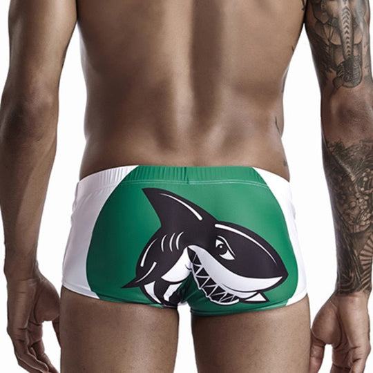 Shark Surfing Swim Trunks - Oh My Underwear