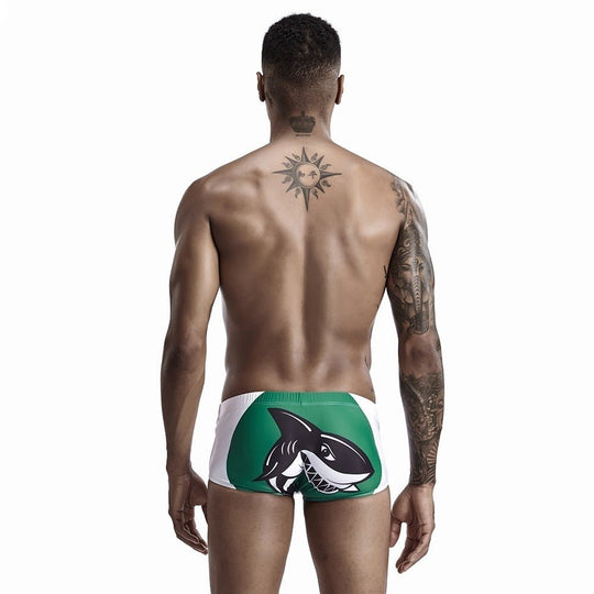 Shark Surfing Swim Trunks - Oh My Underwear