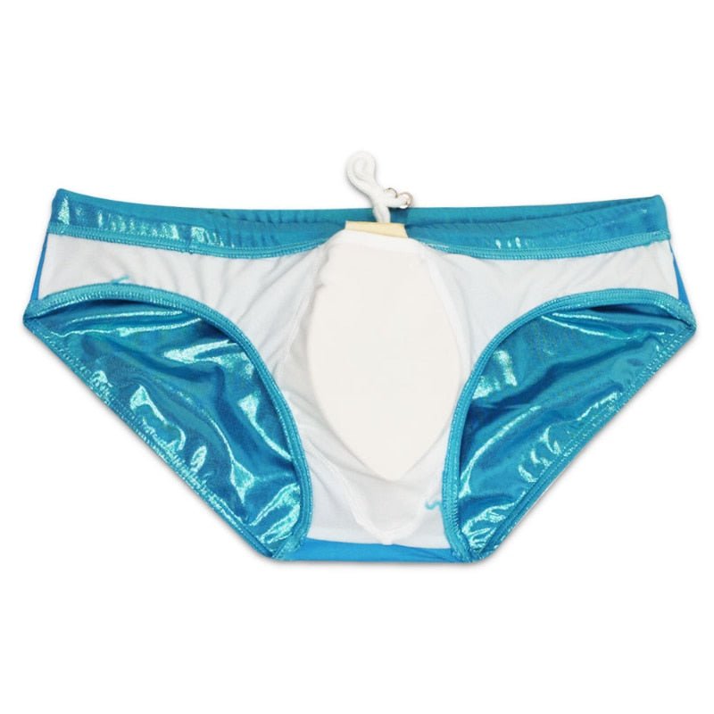 Sexy Men’s Swimsuits - Shiny Metallic Swim Briefs – Oh My!