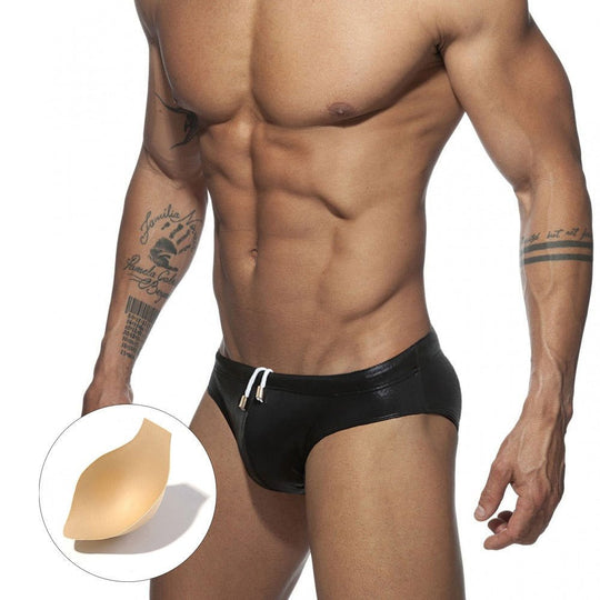 Shiny Metallic Swim Briefs - Oh My Underwear
