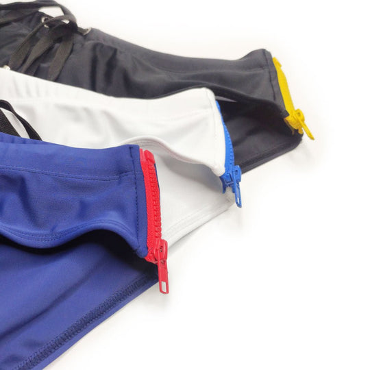 Side Zipper Swim Briefs swimwear