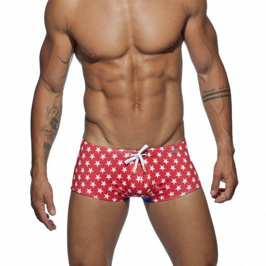 Stars Ultra Square Cut Swim Trunks - Oh My Underwear