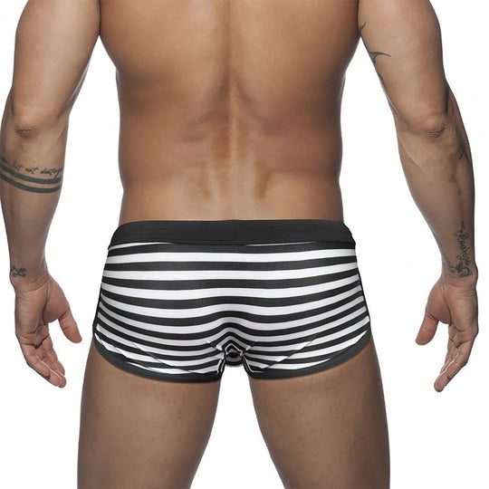 Striped Bowtie Swim Trunks - Oh My Underwear