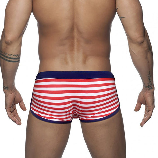 Striped Bowtie Swim Trunks - Oh My Underwear