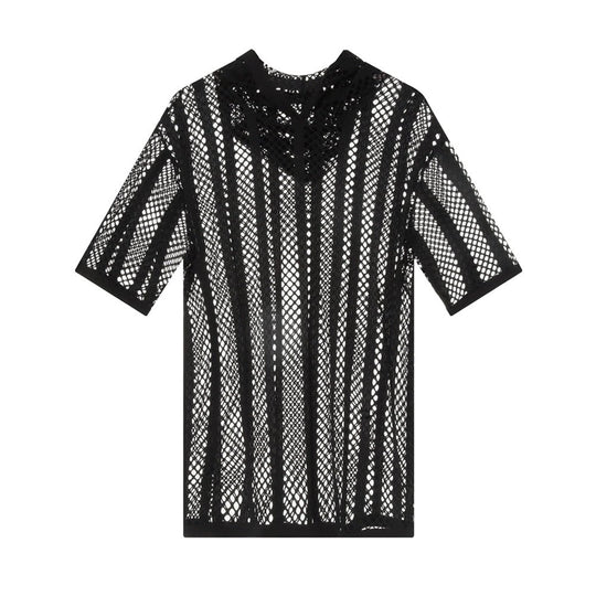 Striped Hoodie Mesh Suit - Oh My Underwear