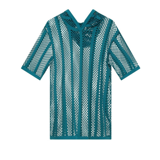 Striped Hoodie Mesh Suit - Oh My Underwear