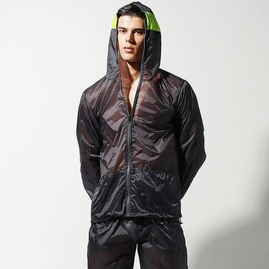 Transparent Racing Stripe Hoodie + Pants - Oh My Underwear