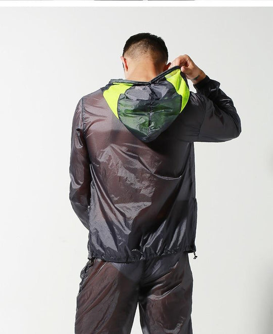 Transparent Racing Stripe Hoodie + Pants - Oh My Underwear