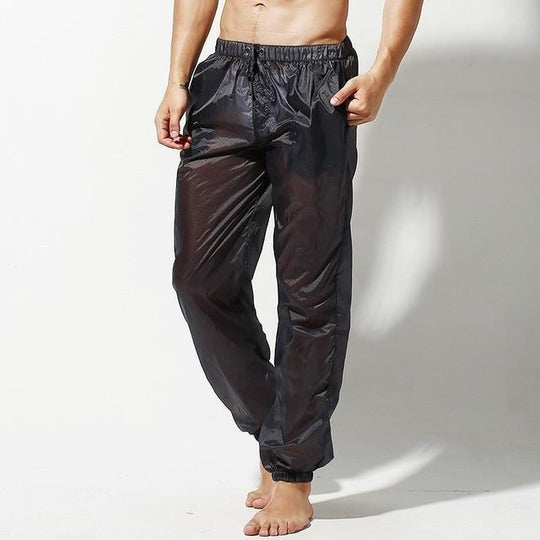 Transparent Racing Stripe Sleeveless Hoodie + Plants - Oh My Underwear