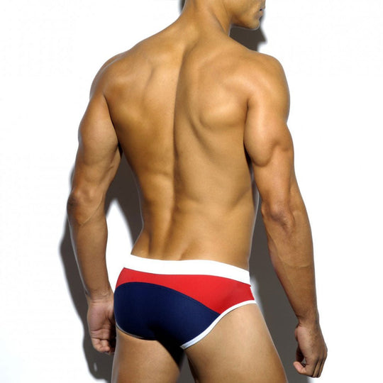 Two Color Bold Swim Briefs - Oh My Underwear