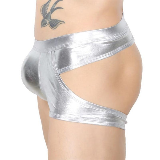 Waterfall Harness + Metallic Jock Briefs - Oh My Underwear