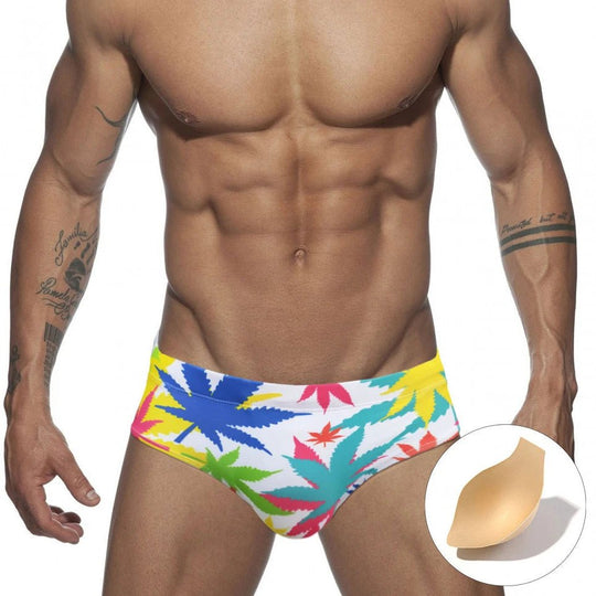 Weed Leaf Swim Briefs - Oh My!