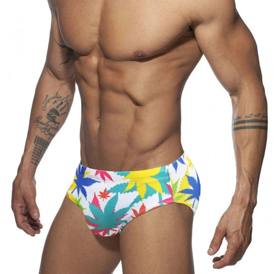 Weed Leaf Swim Briefs - Oh My!