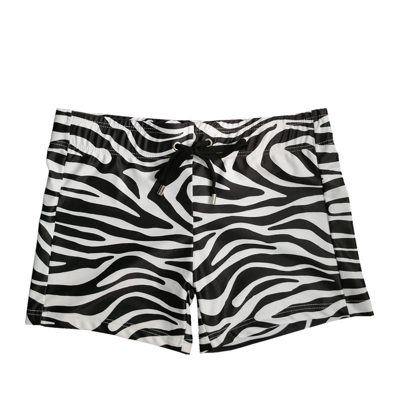 Sexy Men’s Swimsuits - Zebra Print Swim Trunks – Oh My Underwear
