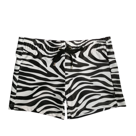 Zebra Print Swim Trunks - Oh My Underwear