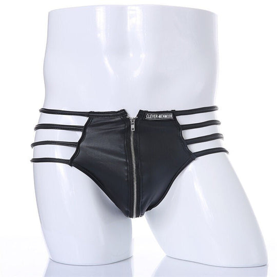 Men’s Sexy Underwear - Zipper Strapped Boxer Briefs – Oh My!