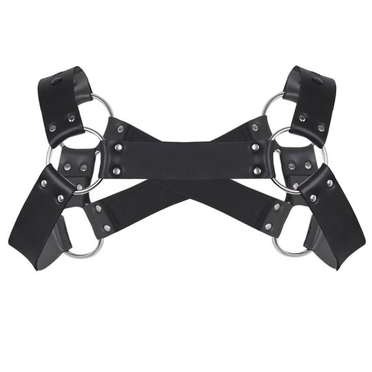Men’s Sexy Underwear - Zippered X-Cross Chest Harness – Oh My!